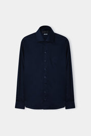 Camisa algodão marinho