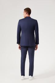 Costume Lã Super 120 Azul Marinho