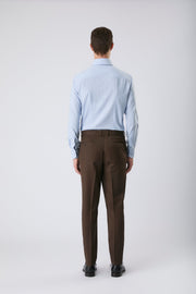 Camisa pima listrada azul claro