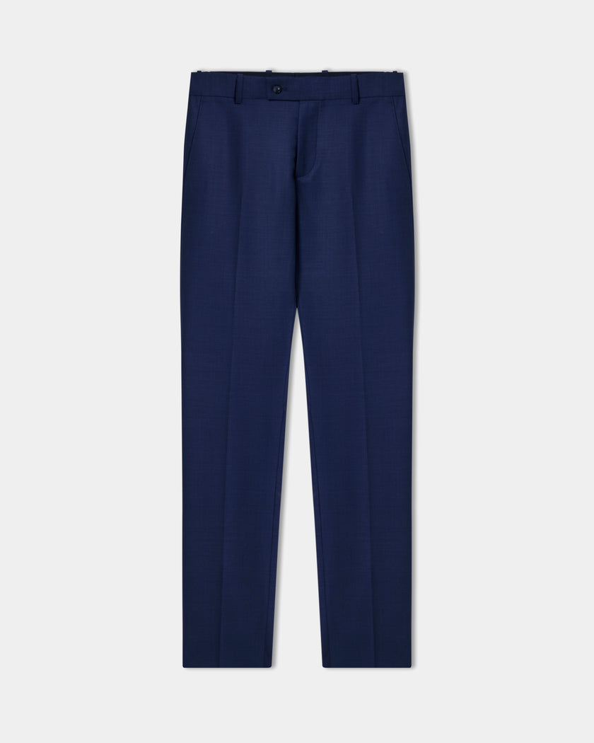 Calça Lã Super 120 Azul Escuro