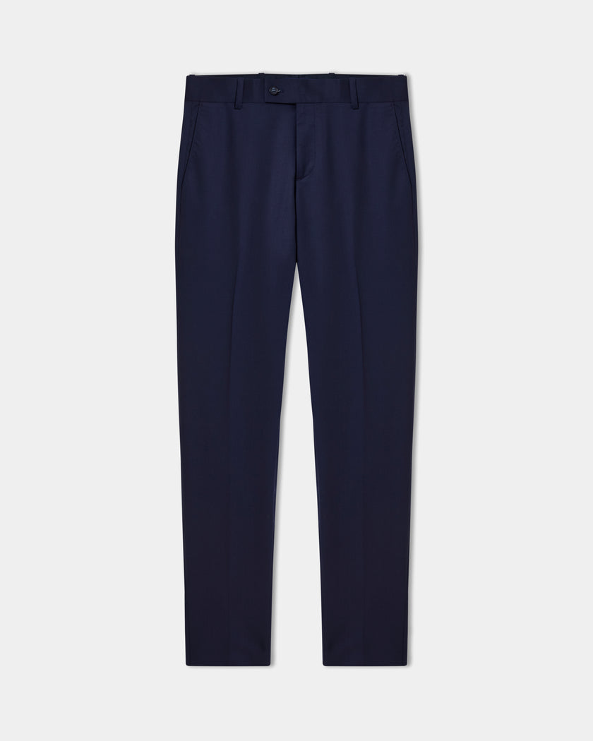 Calça Lã Super 120 Azul Marinho