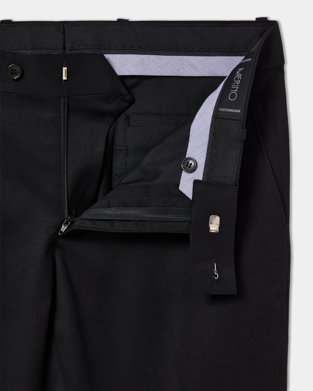 Calça Lã Super 120 Preta