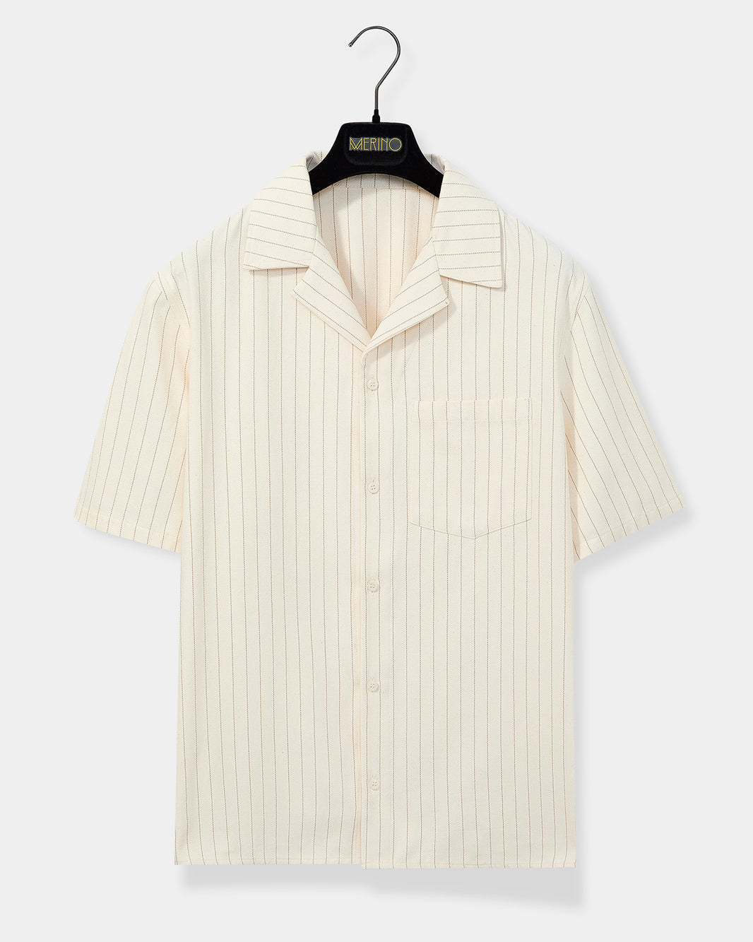 Camisa Listrada Off White