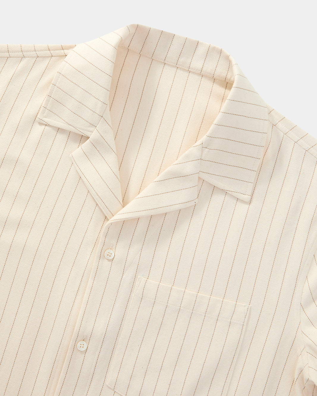 Camisa Listrada Off White