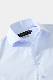 Camisa Pima Lisa Azul