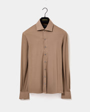 Camisa Pima Malha Cappuccino