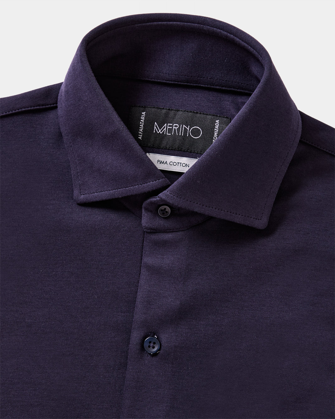Camisa Pima Malha Marinho