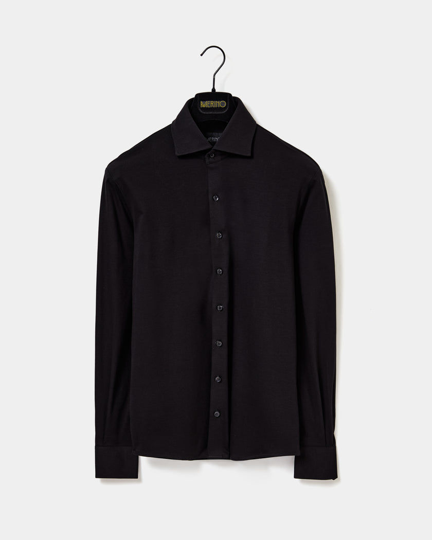 Camisa Pima Malha Preta