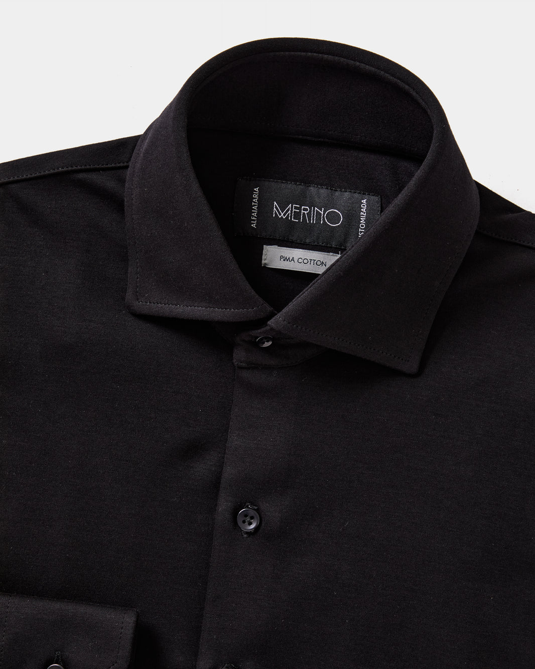 Camisa Pima Malha Preta
