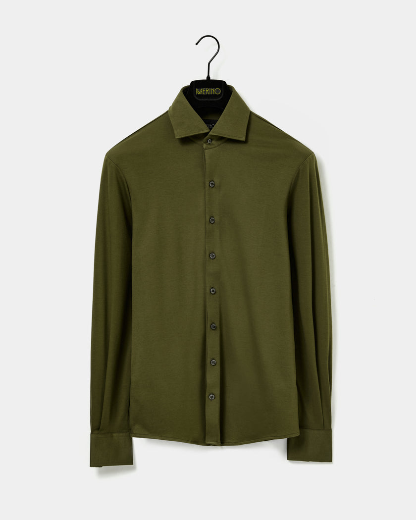 Camisa Pima Malha Verde