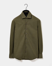 Camisa Stretch Verde Oliva