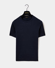 Camiseta Trançada Marinho