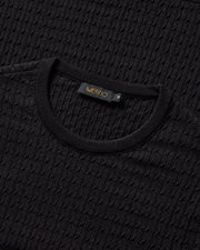 Camiseta Trançada Preta