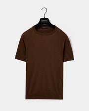 Camiseta Tricô Marrom