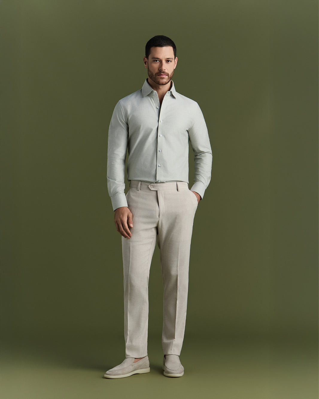 Camisa Algodão Verde