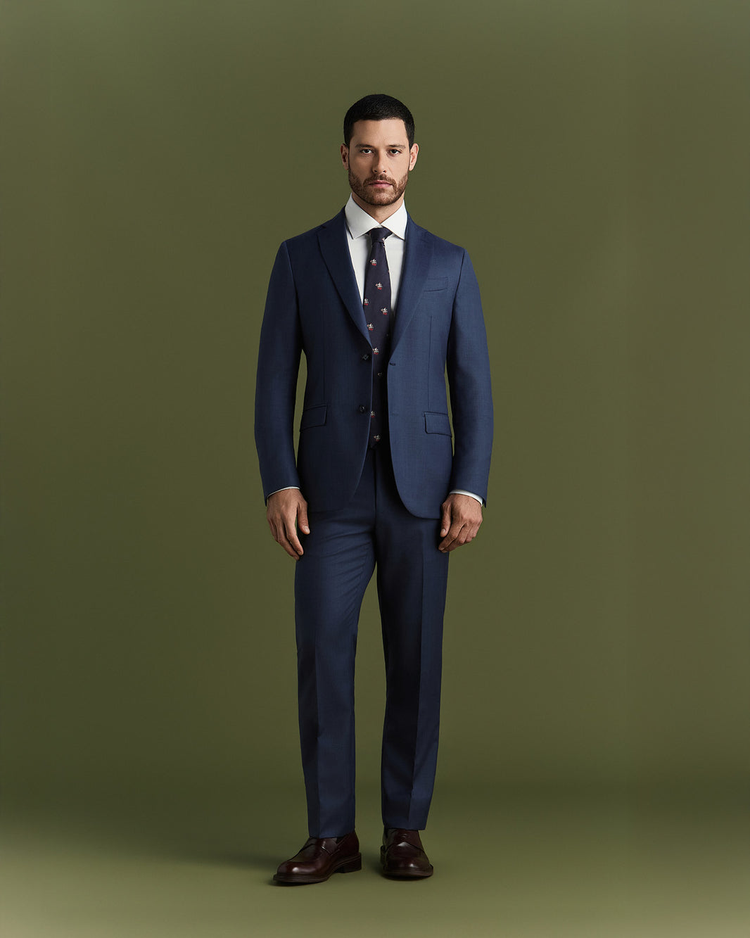 Costume Lã Fria Softline Azul Médio