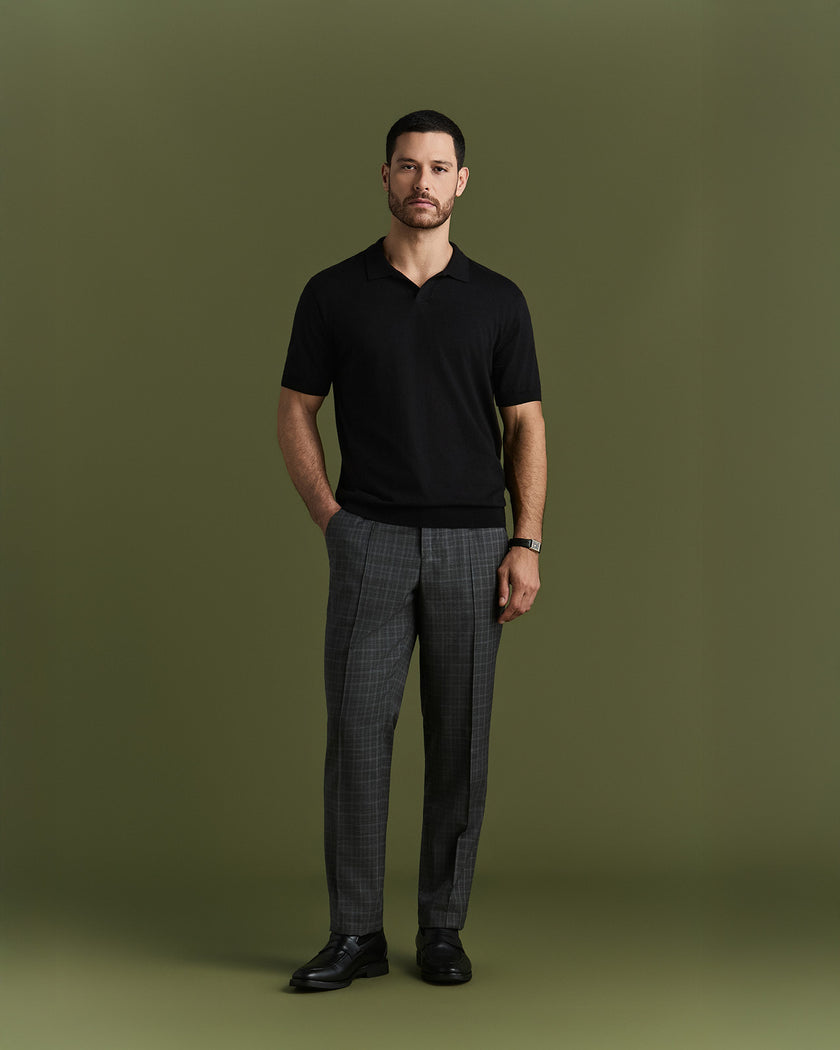 Calça 803 Xadrez Cinza