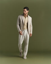 Blazer Drago Xadrez Bege