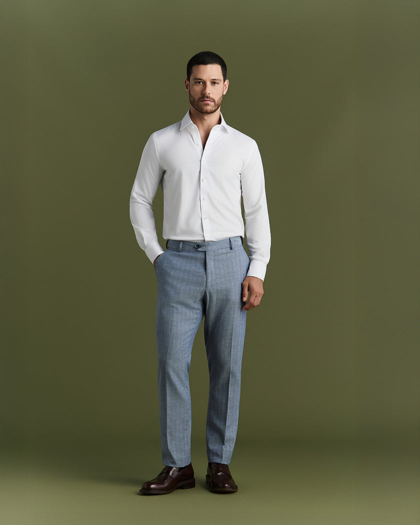 Camisa Algodão Stretch Branco
