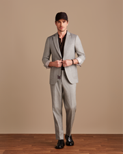Blazer Principe de Gales Cinza