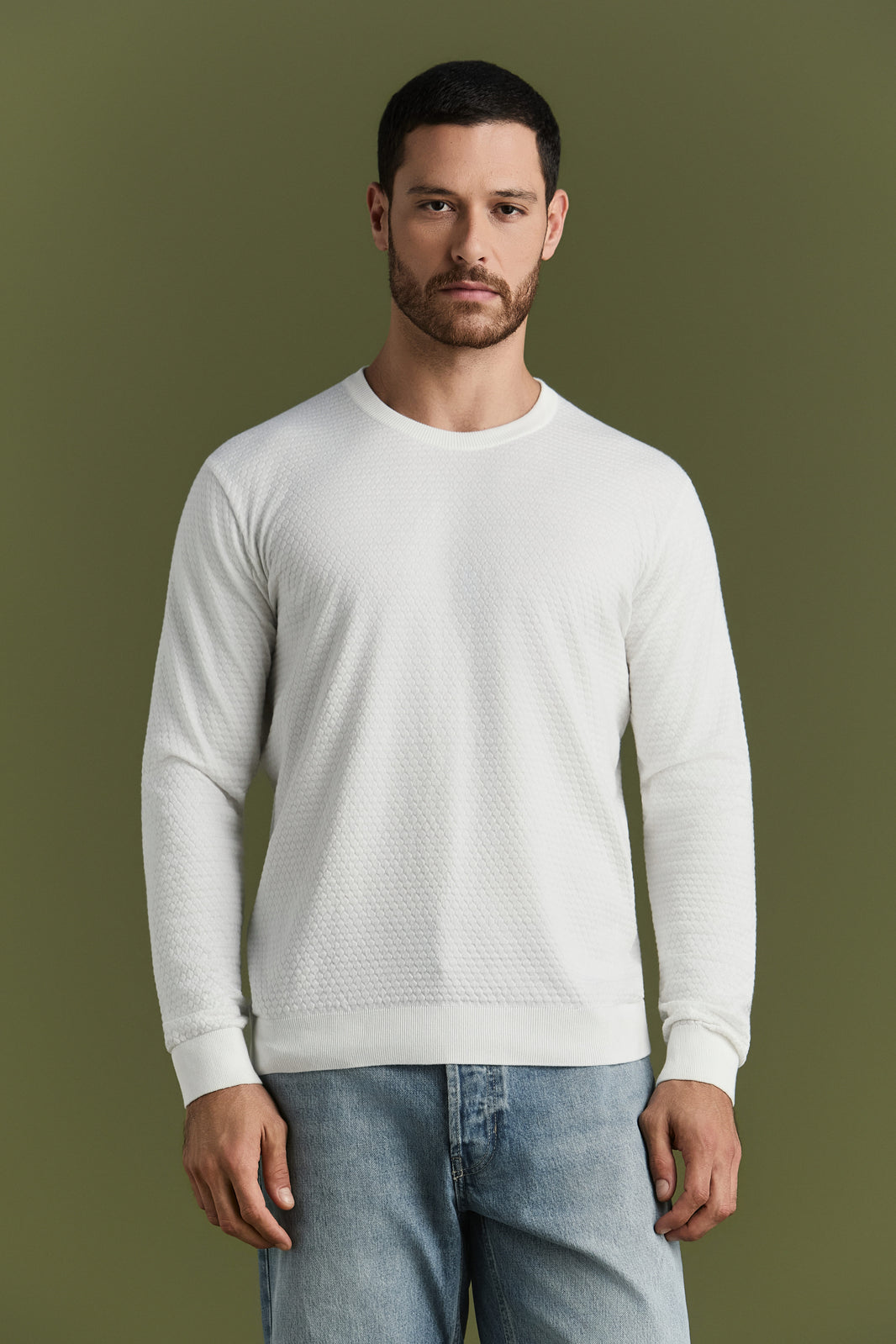 Suéter Matelassê ML Off White