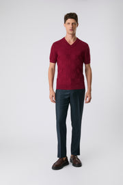 Camiseta Square bordô