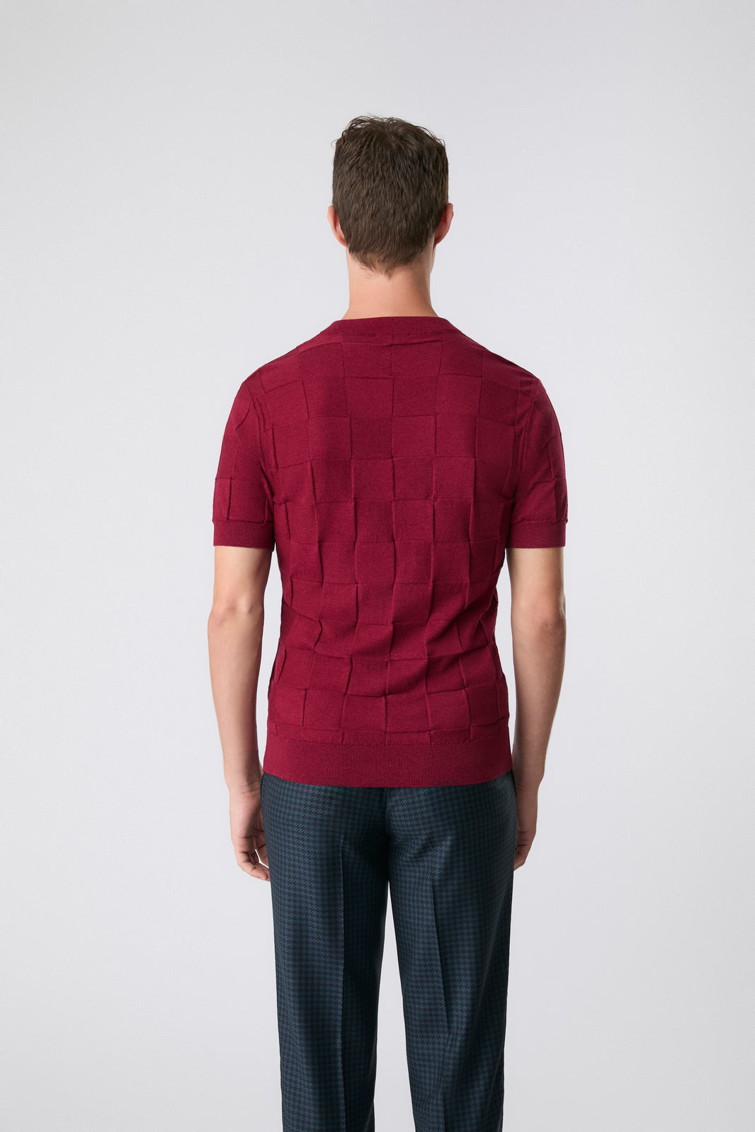 Camiseta Square bordô