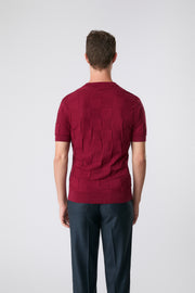 Camiseta Square bordô