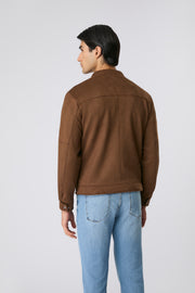 Jaqueta suede marrom