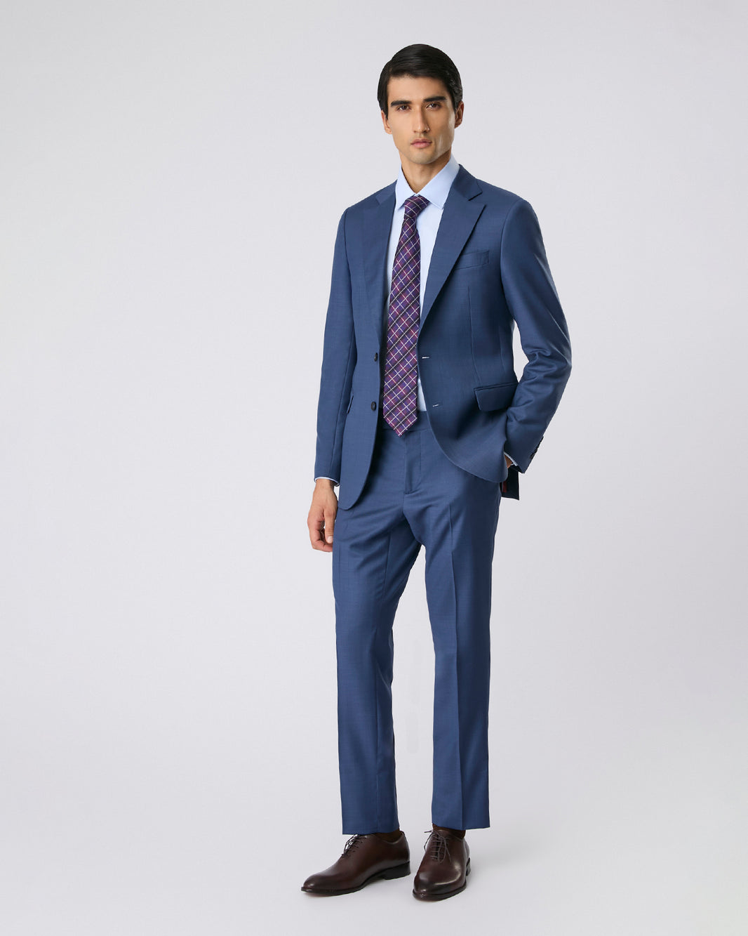 Costume Lã Super 120 Azul Médio