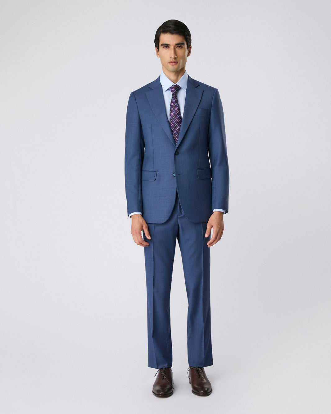 Costume Lã Super 120 Azul Médio