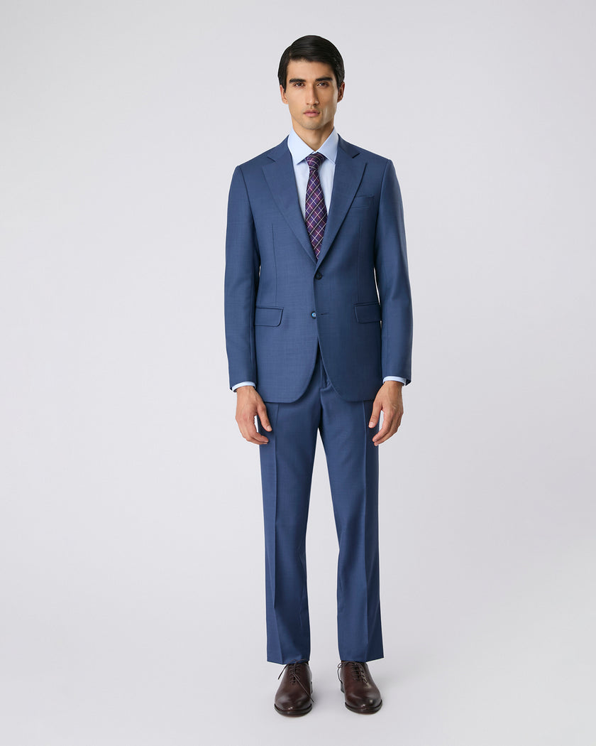 Costume Lã Super 120 Azul Médio