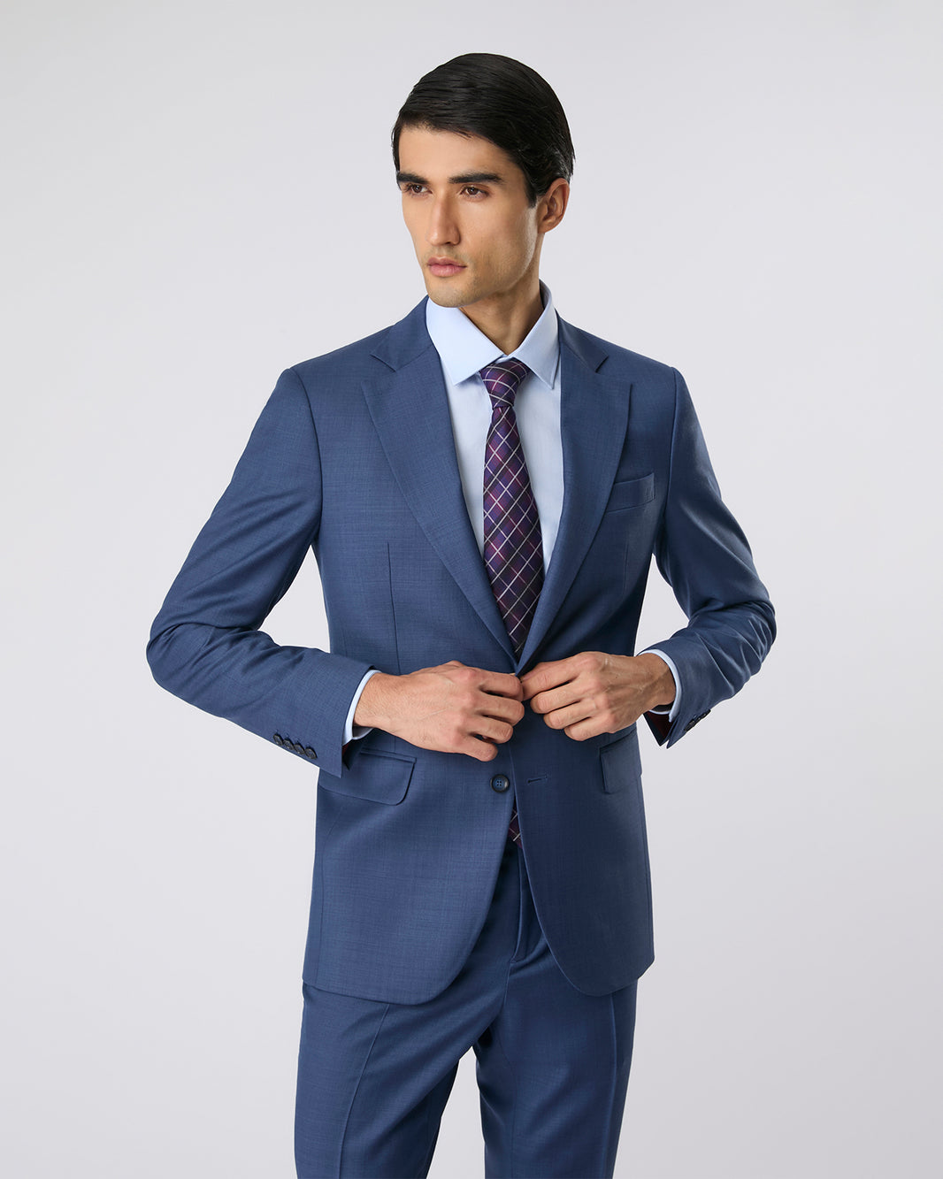 Paletó Lã Super 120 Azul Escuro