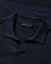 Polo Tricô Marinho