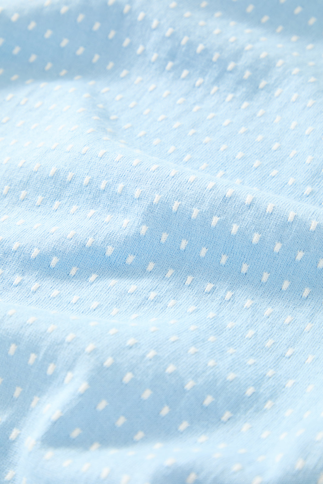 Polo jacquard azul claro