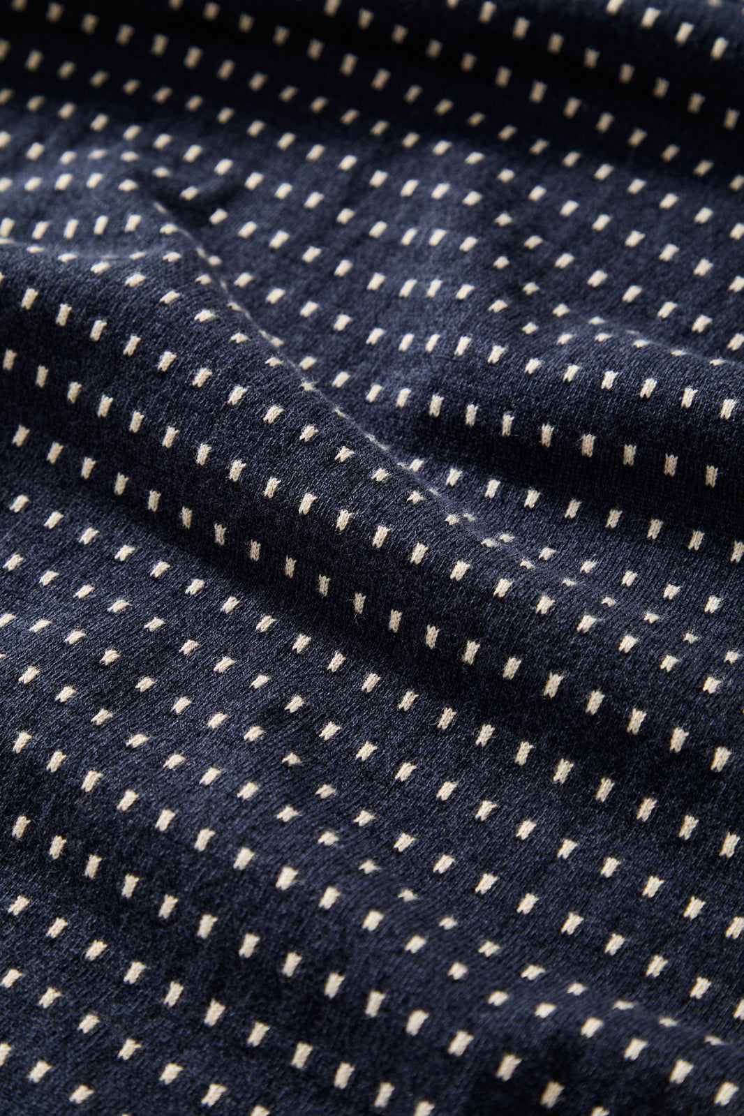 Polo jacquard marinho