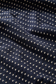 Polo jacquard marinho