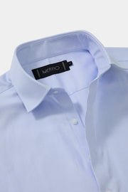 Camisa pima slim azul