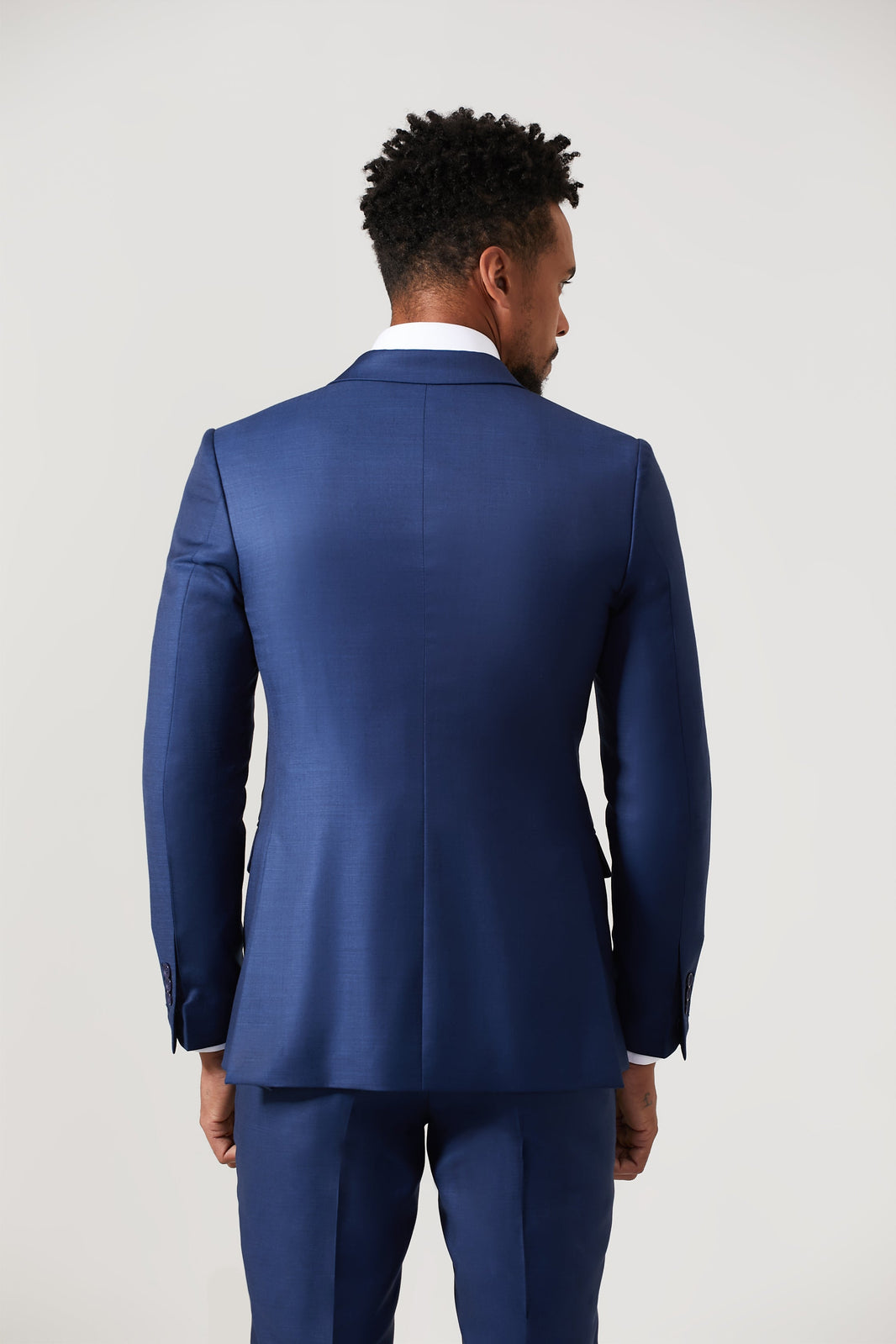 Paletó Lã Super 120 Azul Escuro