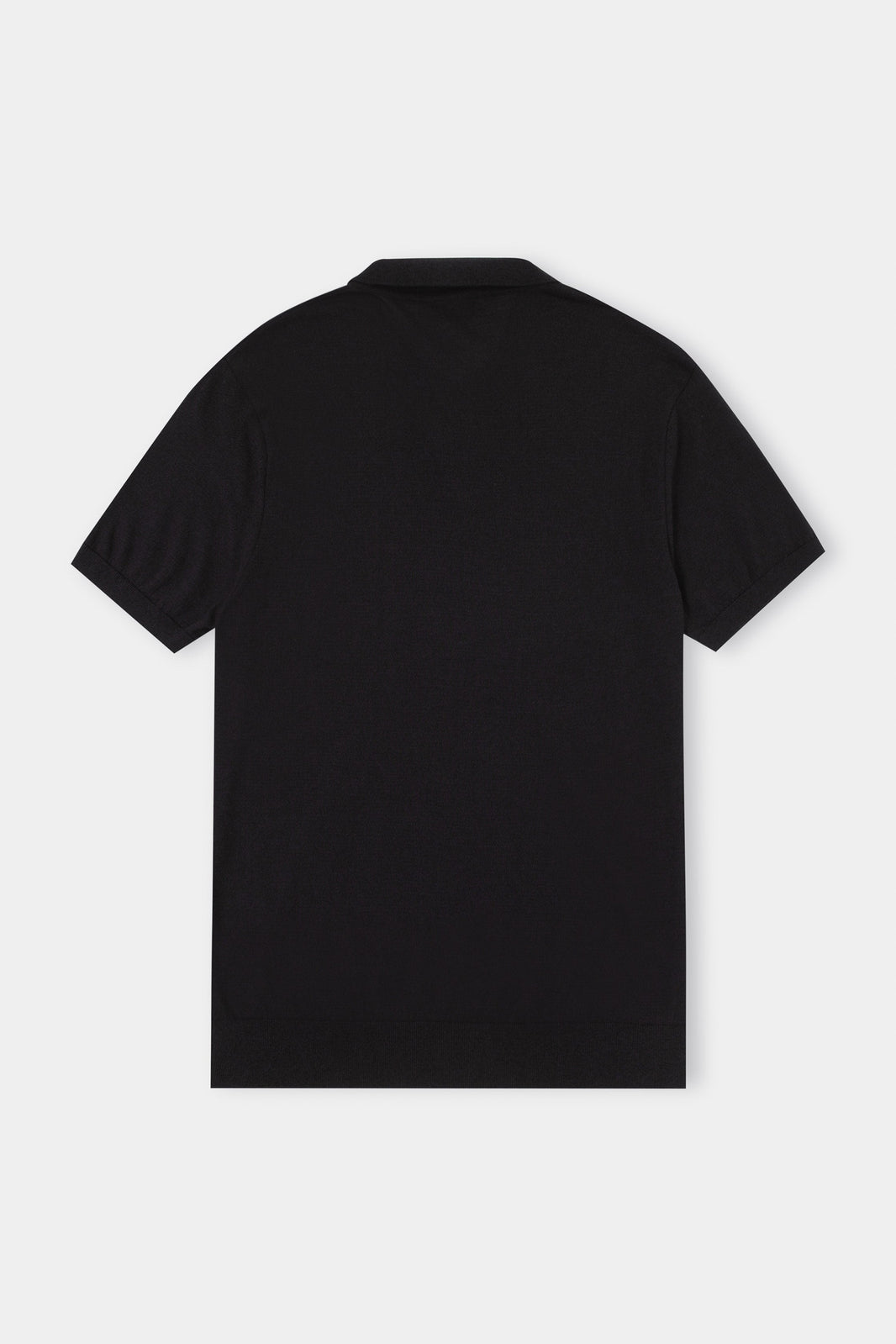 Polo tricô preta