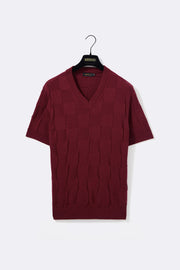 Camiseta Square bordô