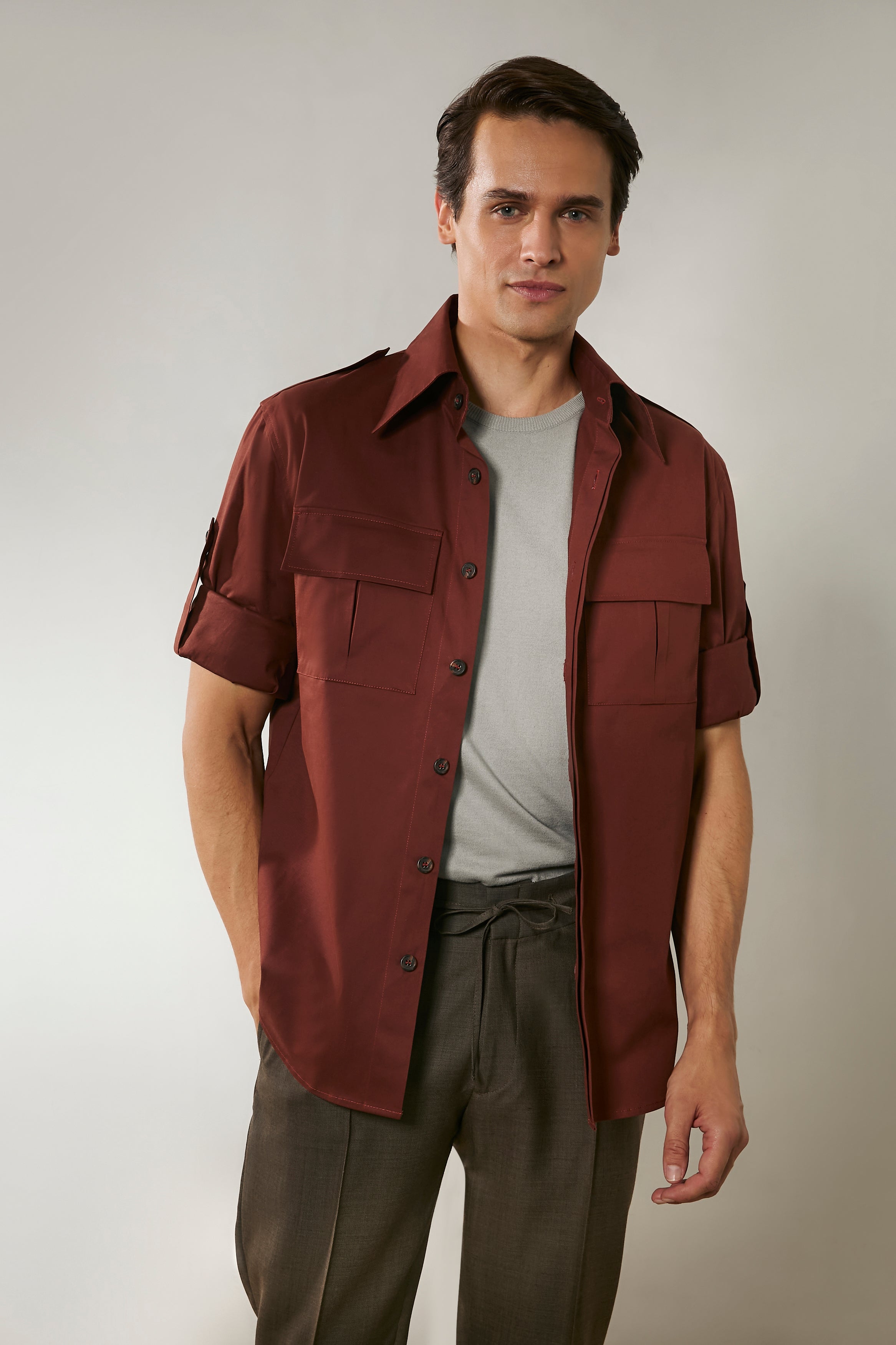 Camisa venture terracota