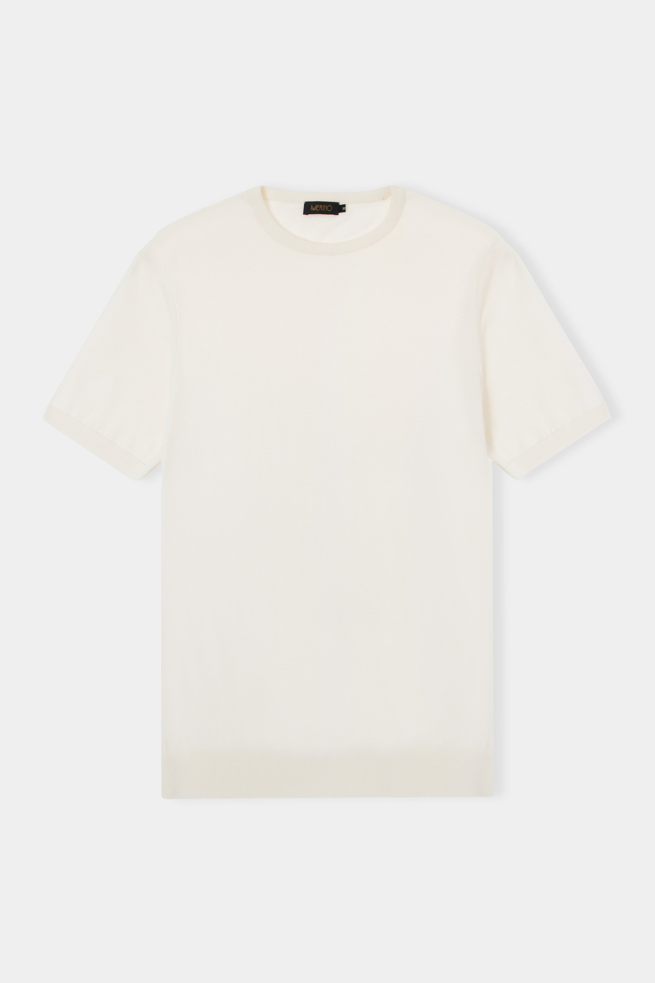 Camiseta tricô off white