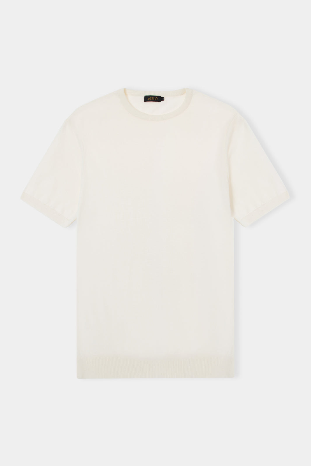 Camiseta tricô off white