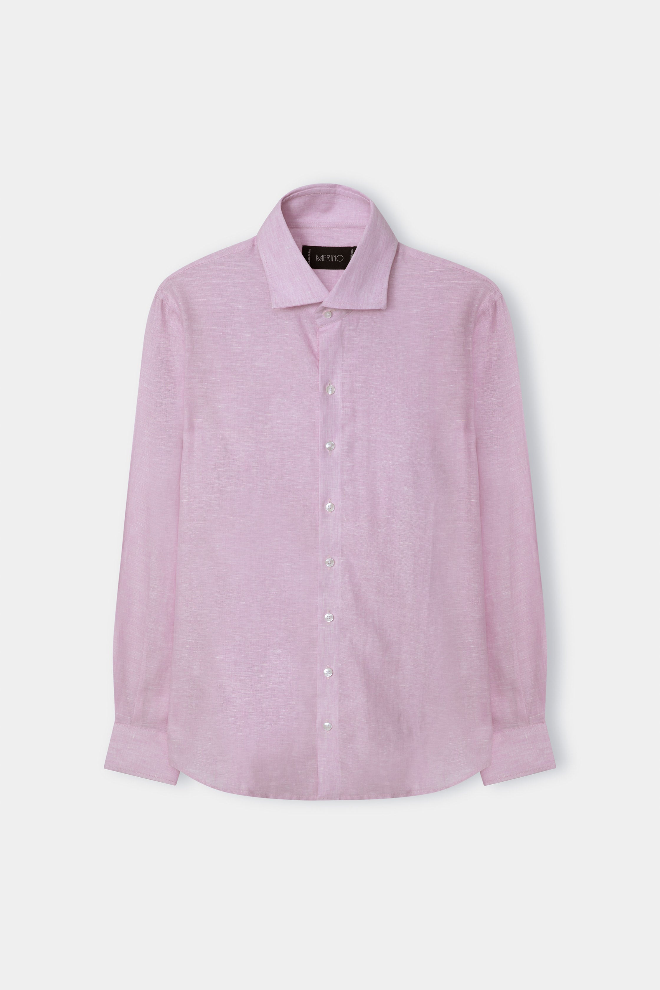 Camisa linho rosa