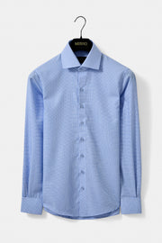 Camisa social pied poule