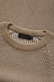 Suéter raglan bege