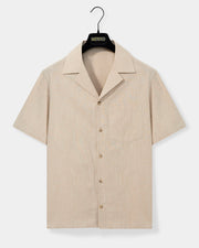 Camisa cubana MC caqui