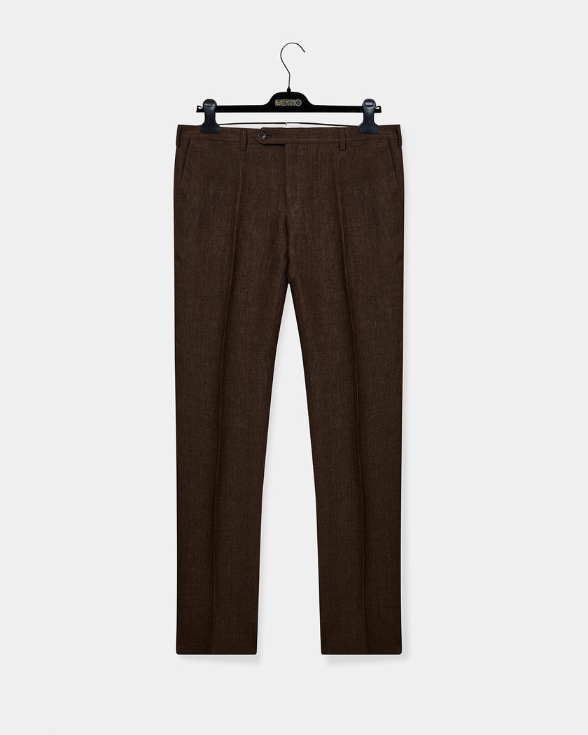 Calça Linho Livorno marrom