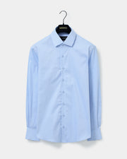 Camisa Algodão Stretch Azul